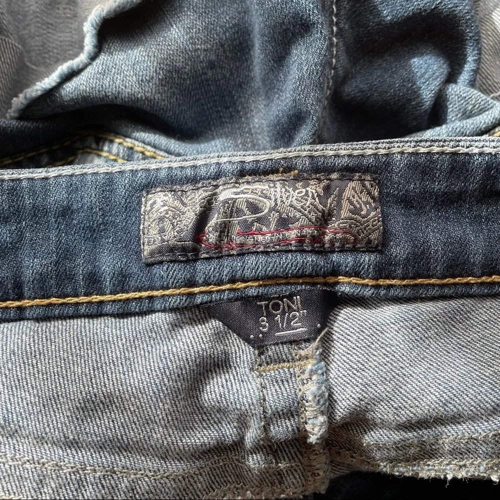 Silver Jean Shorts Toni